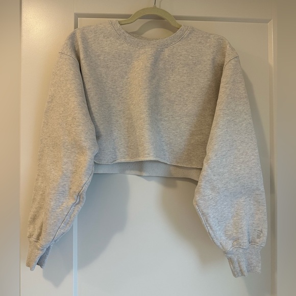 TNA Boyfriend Crew Sweatshirt cropped Small - Picture 3 of 5